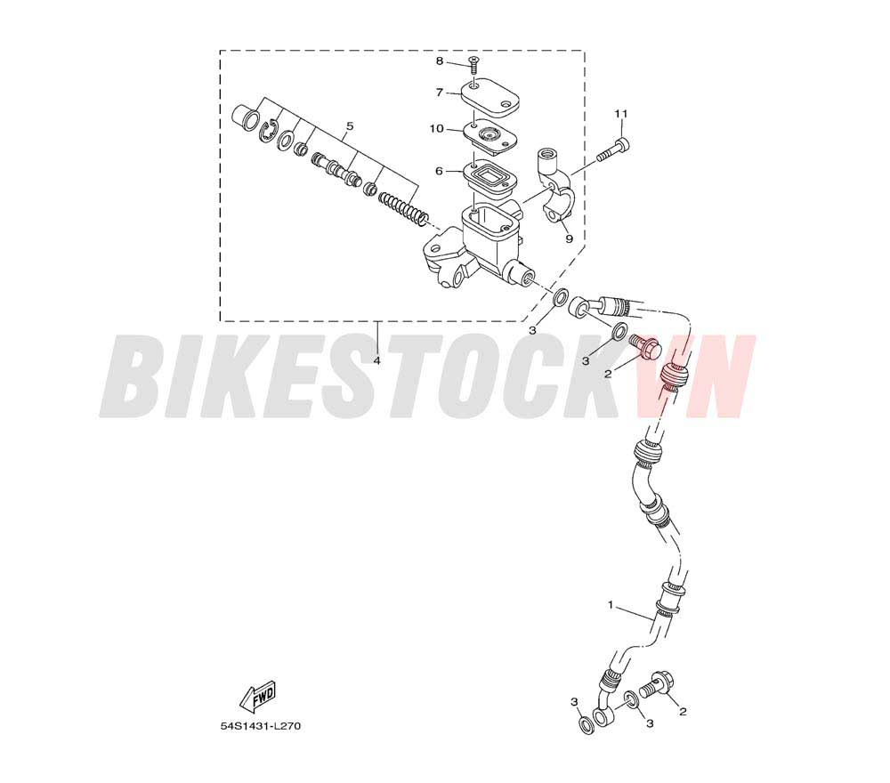 FRONT MASTER CYLINDER(54S1/2)