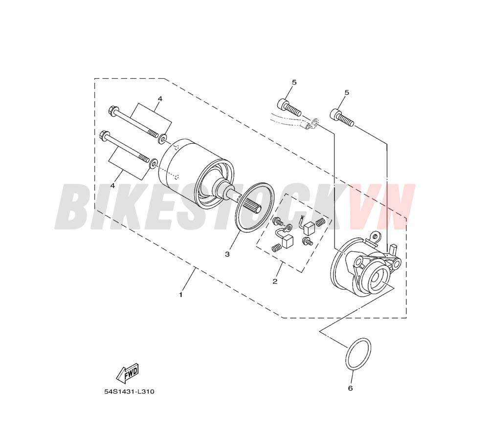 STARTING MOTOR(54S1/2)