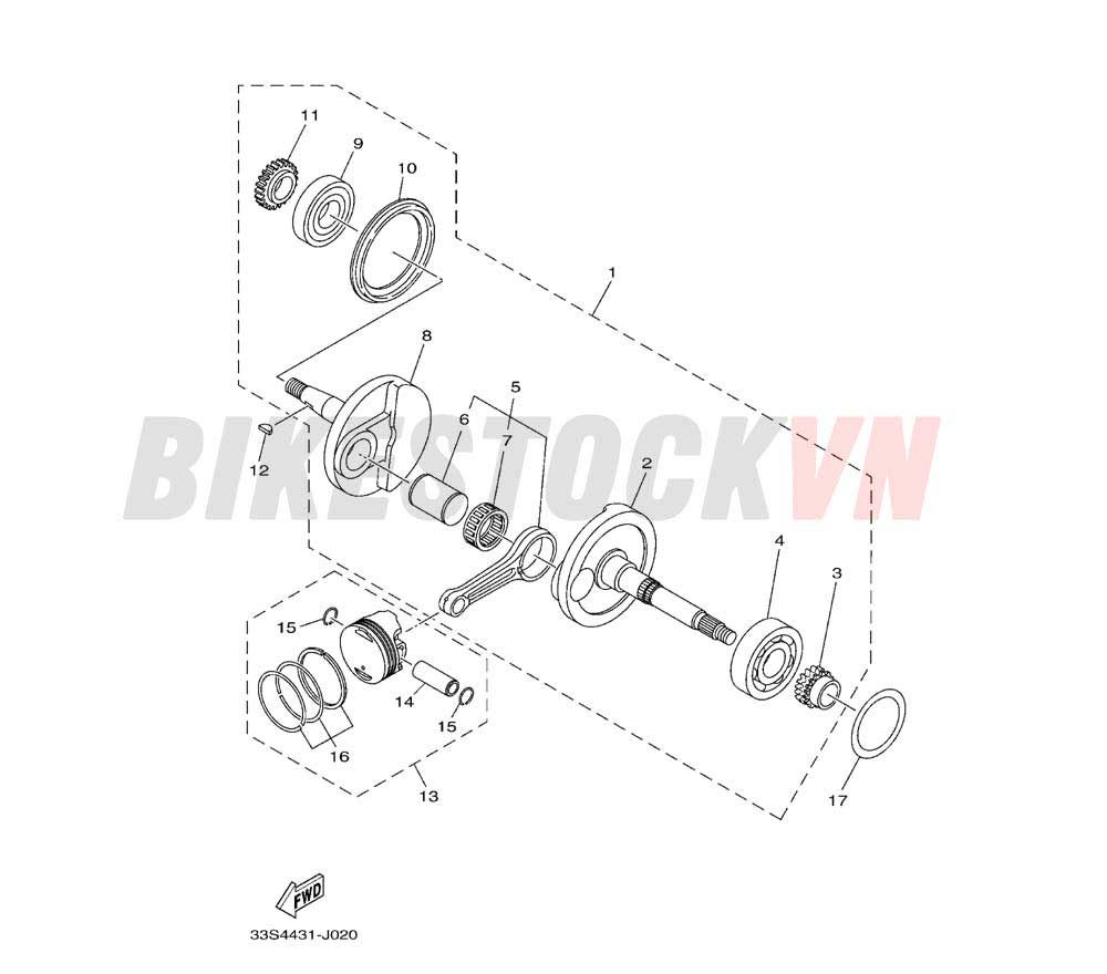 CRANKSHAFT & PISTON