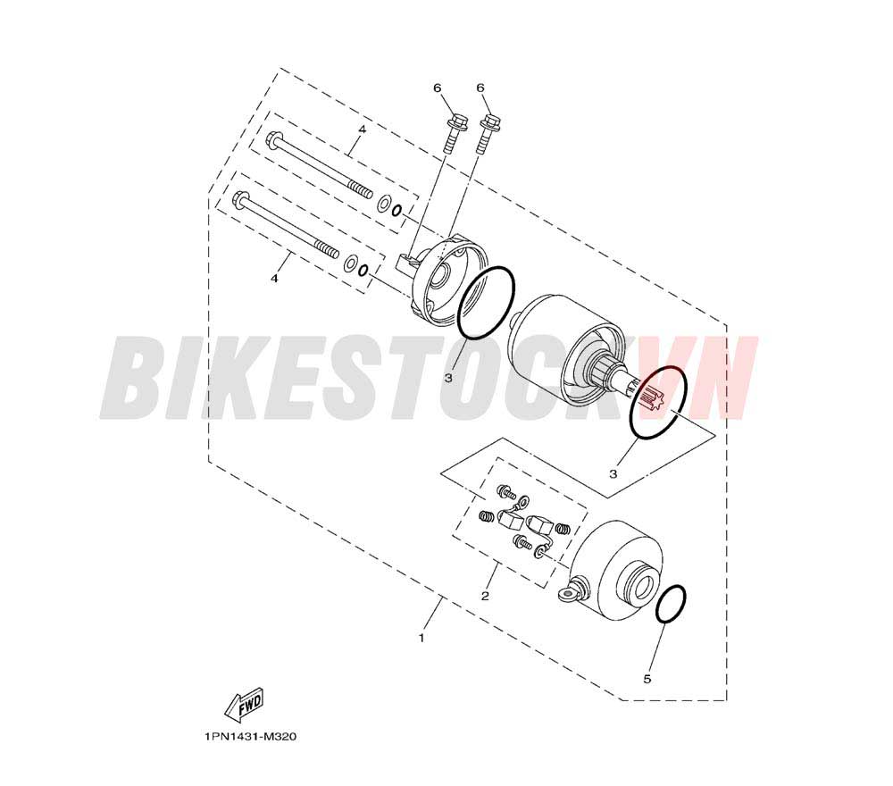 STARTING MOTOR (1PN7/8)