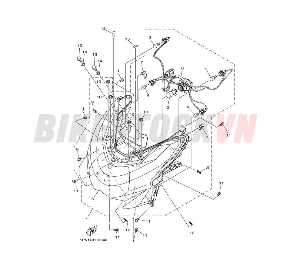 HEADLIGHT (1PN7/8)