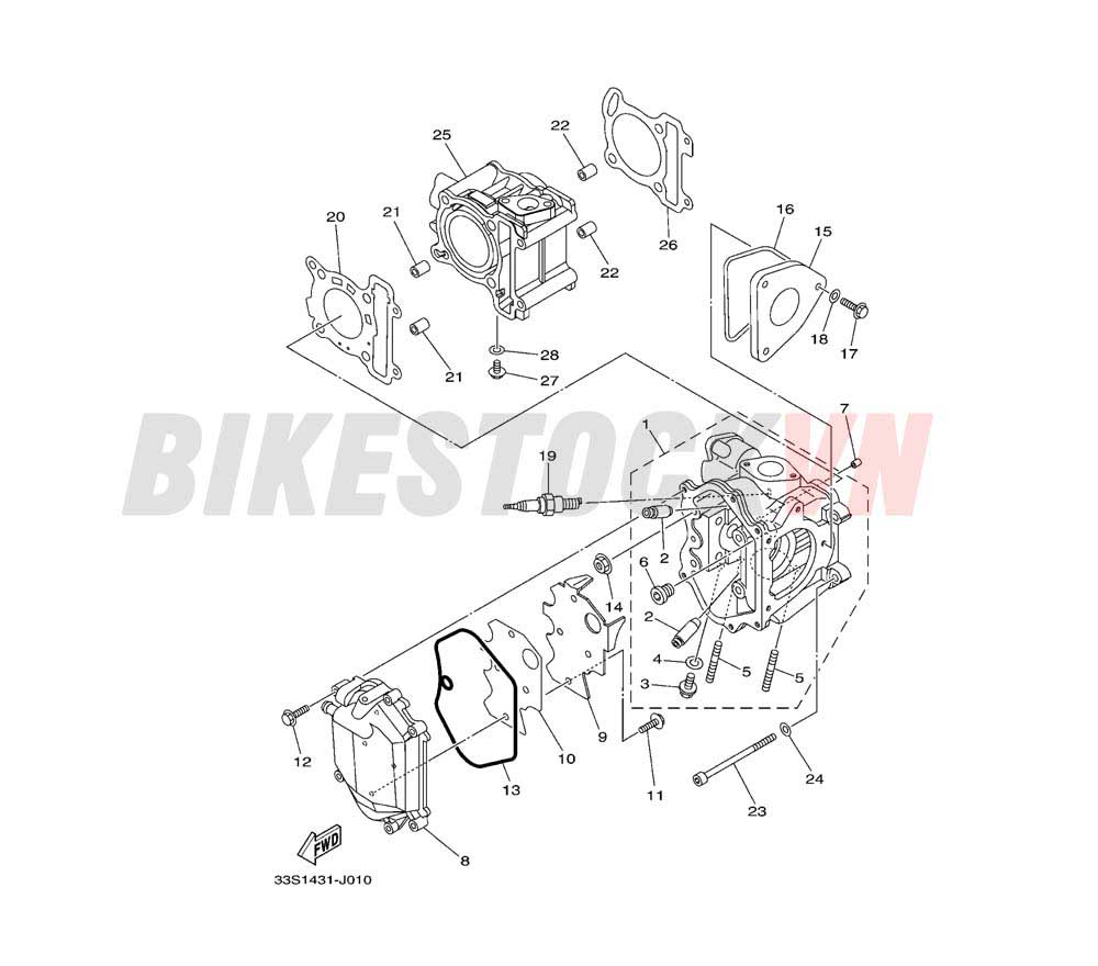 CYLINDER HEAD (33S1/S2/S3)