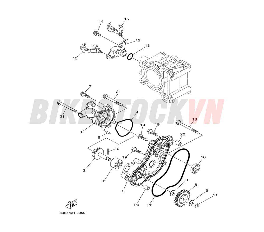 WATER PUMP (33S1/S2/S3)