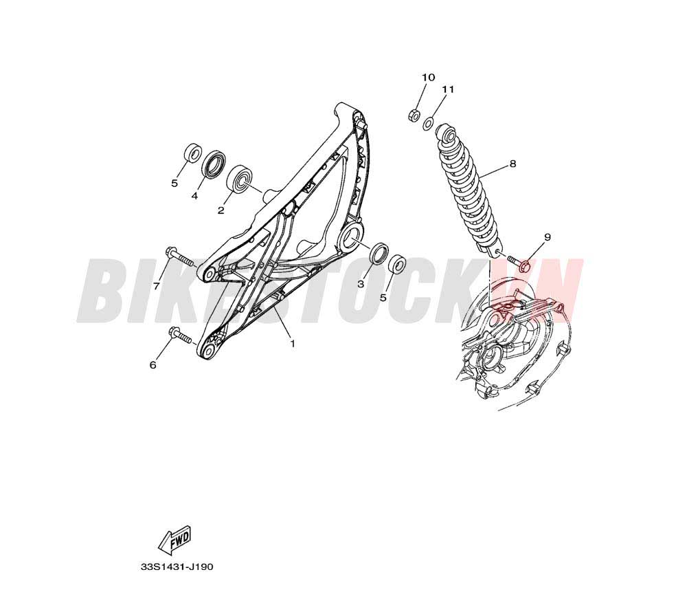 REAR ARM & SUSPENSION (33S1/S2/S3)