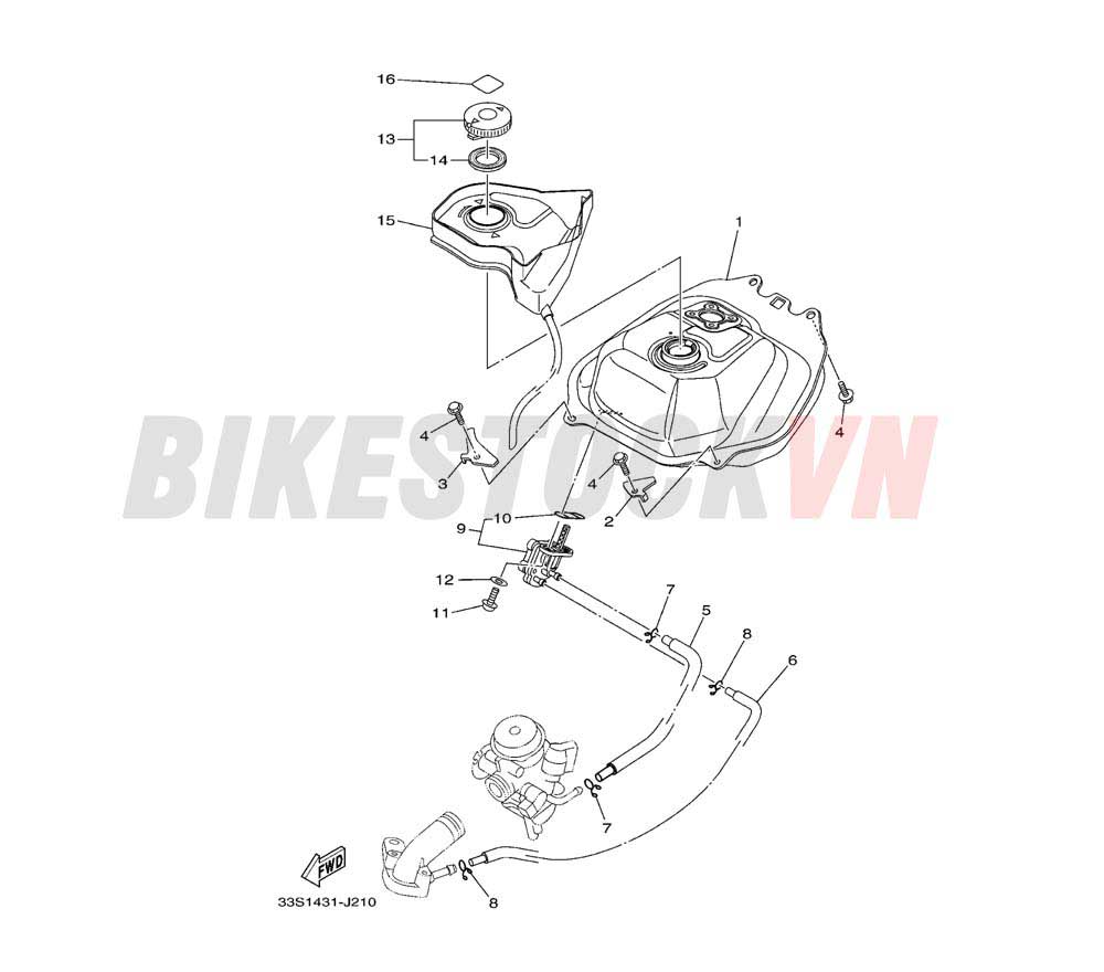 FUEL TANK (33S1/S2/S3)