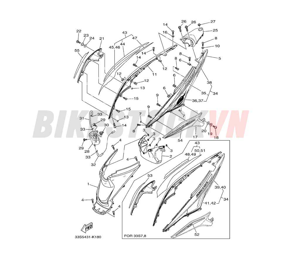 SIDE COVER(33S5)