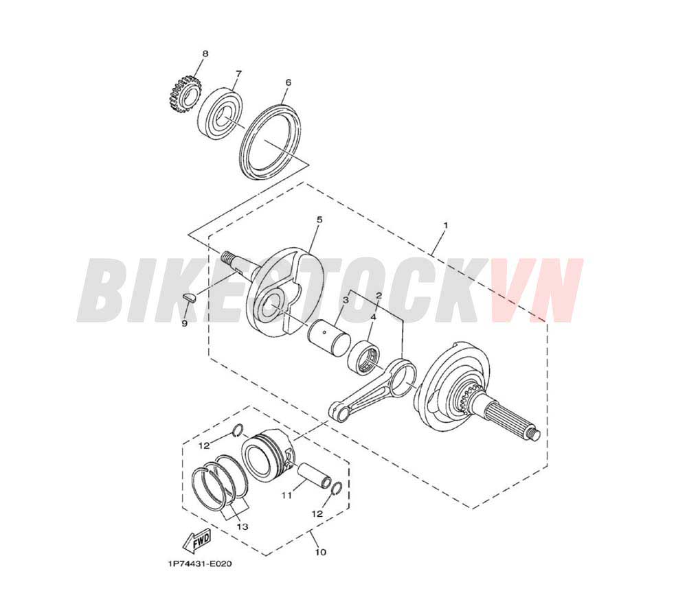 CRANKSHAFT & PISTON(5VVD/5WR7)