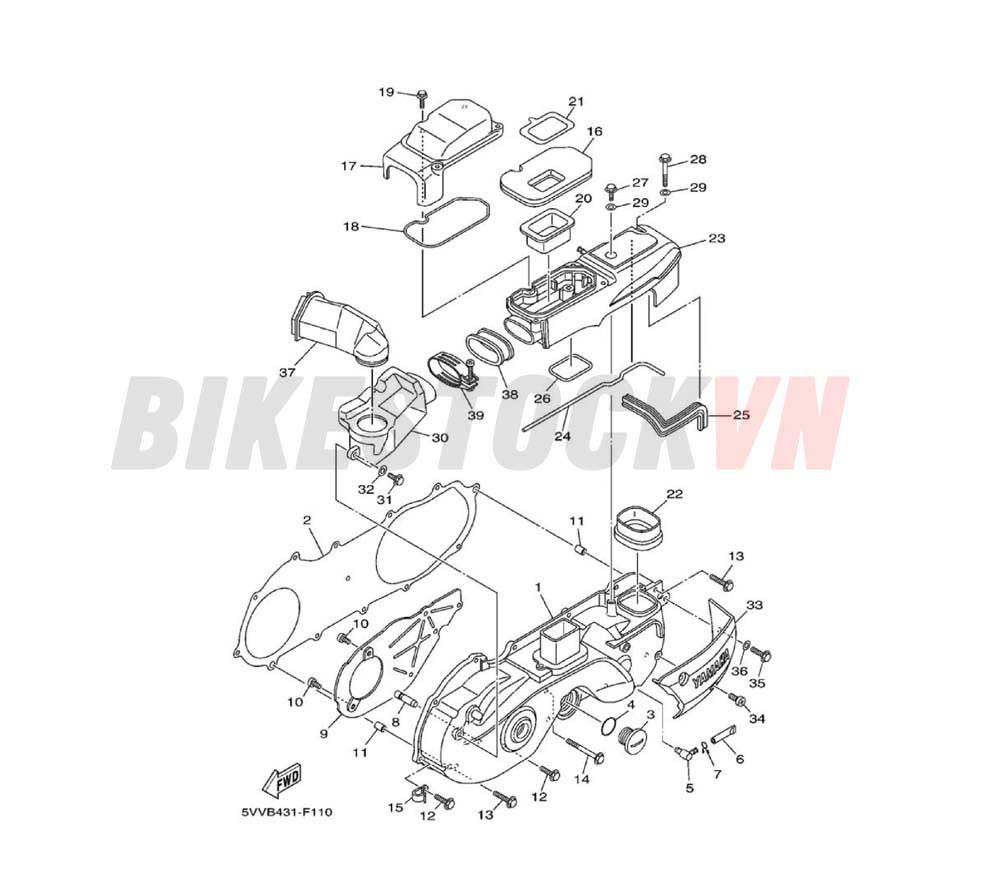 CRANKCASE COVER 1(5VVD/5WR7)