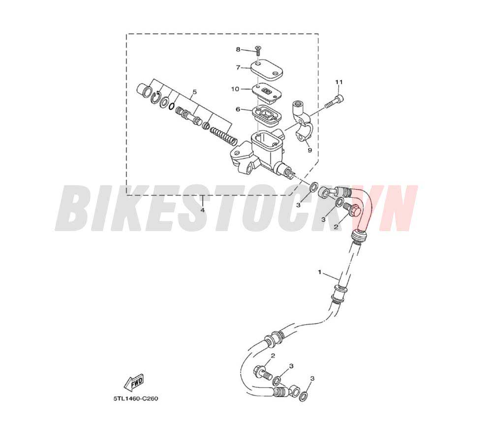 FRONT MASTER CYLINDER(5VVD)