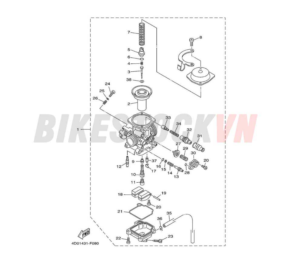 CARBURETOR (4C95/96)