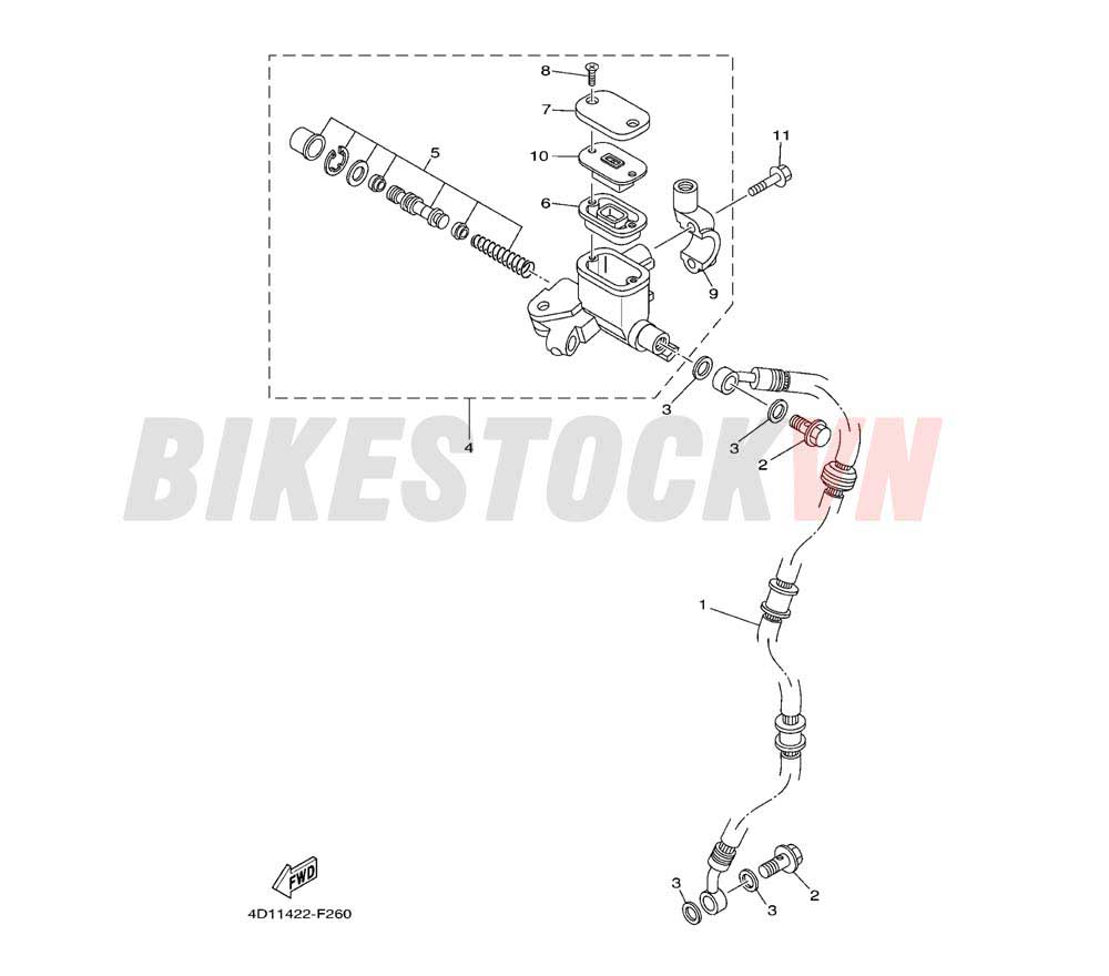 FRONT MASTER CYLINDER (4C95/96)