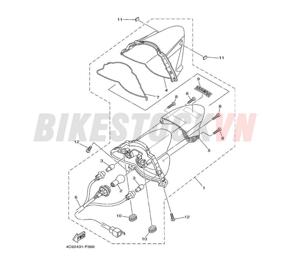 TAILLIGHT (4C95/96)