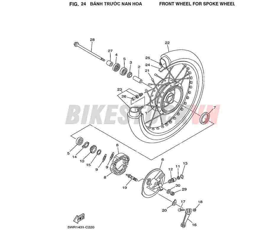 FIG-24_BÁNH TRƯỚC NAN HOA