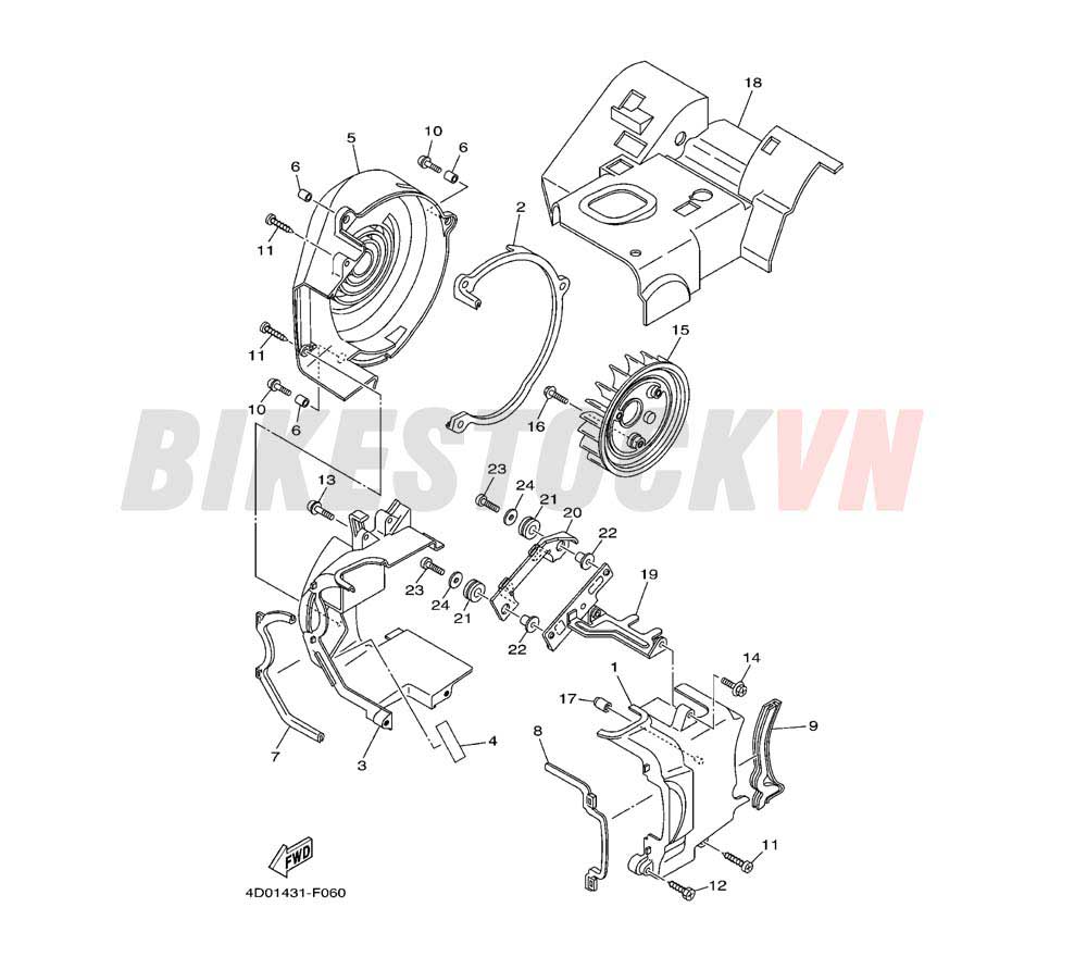 AIR SHROUD & FAN(19S1/S2/31P1)