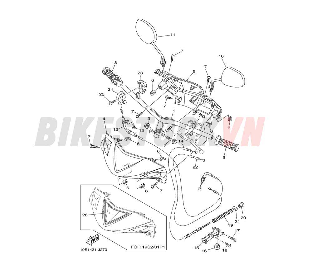 STEERING HANDLE & CABLE(19S1)