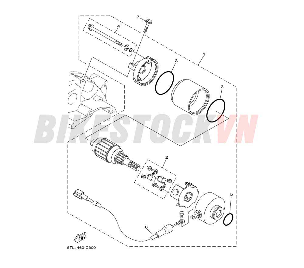 STARTING MOTOR(19S1/S2/31P1)