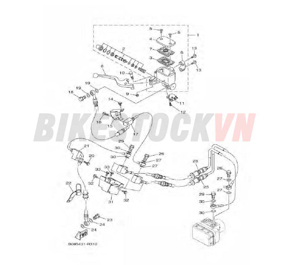 FRONT MASTER CYLINDER