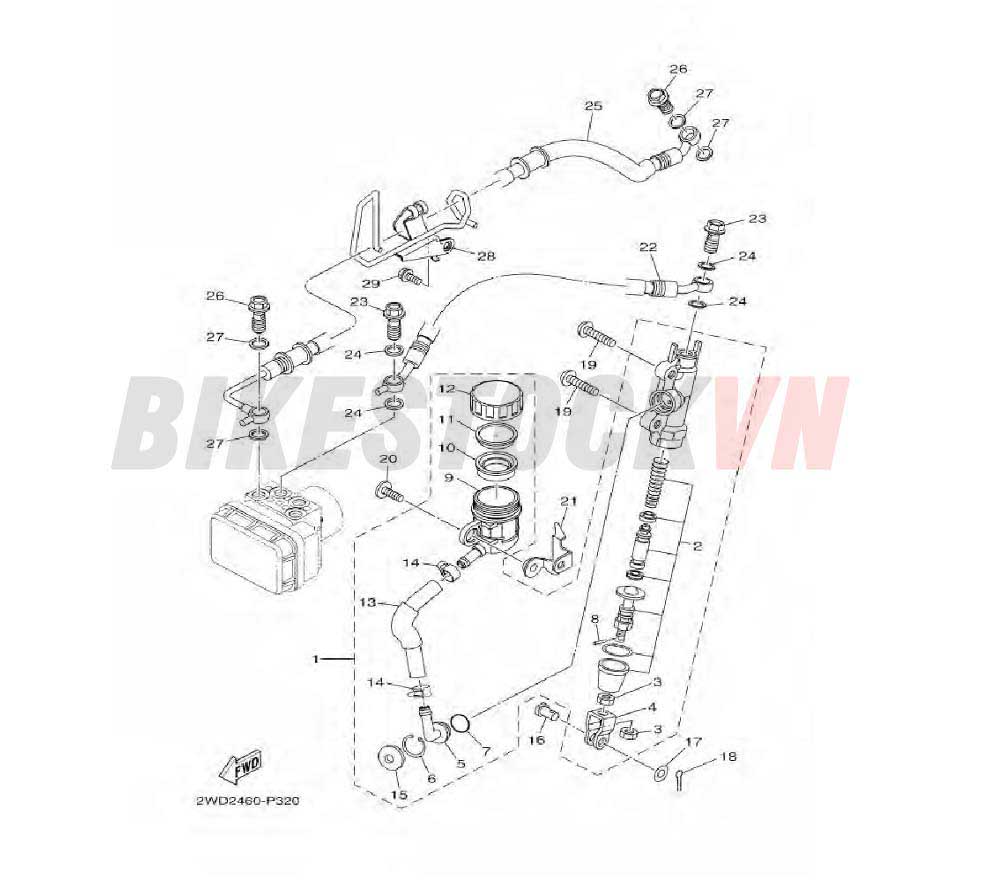 REAR MASTER CYLINDER