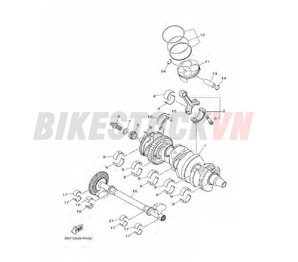 CRANKSHAFT & PISTON