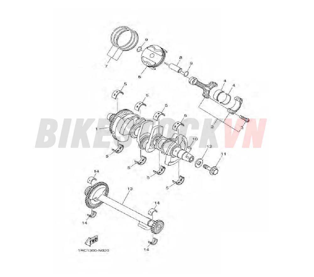 CRANKSHAFT & PISTON