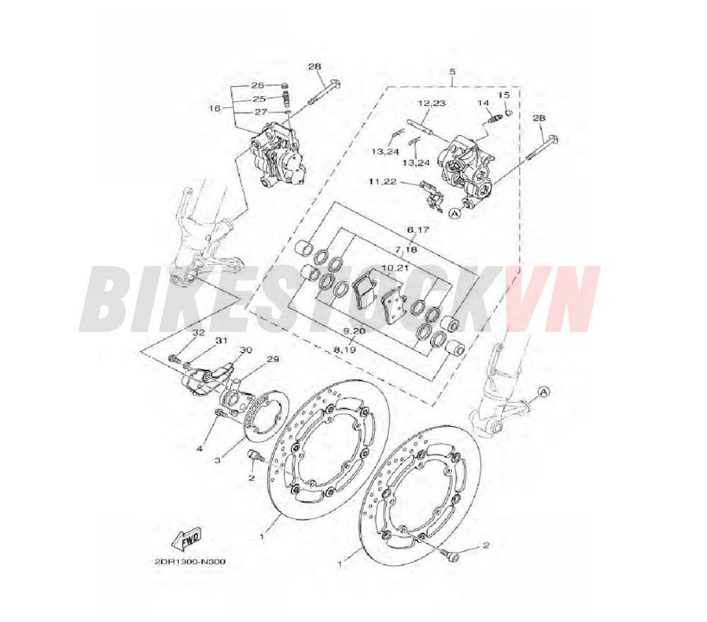 FRONT BRAKE CALIPER