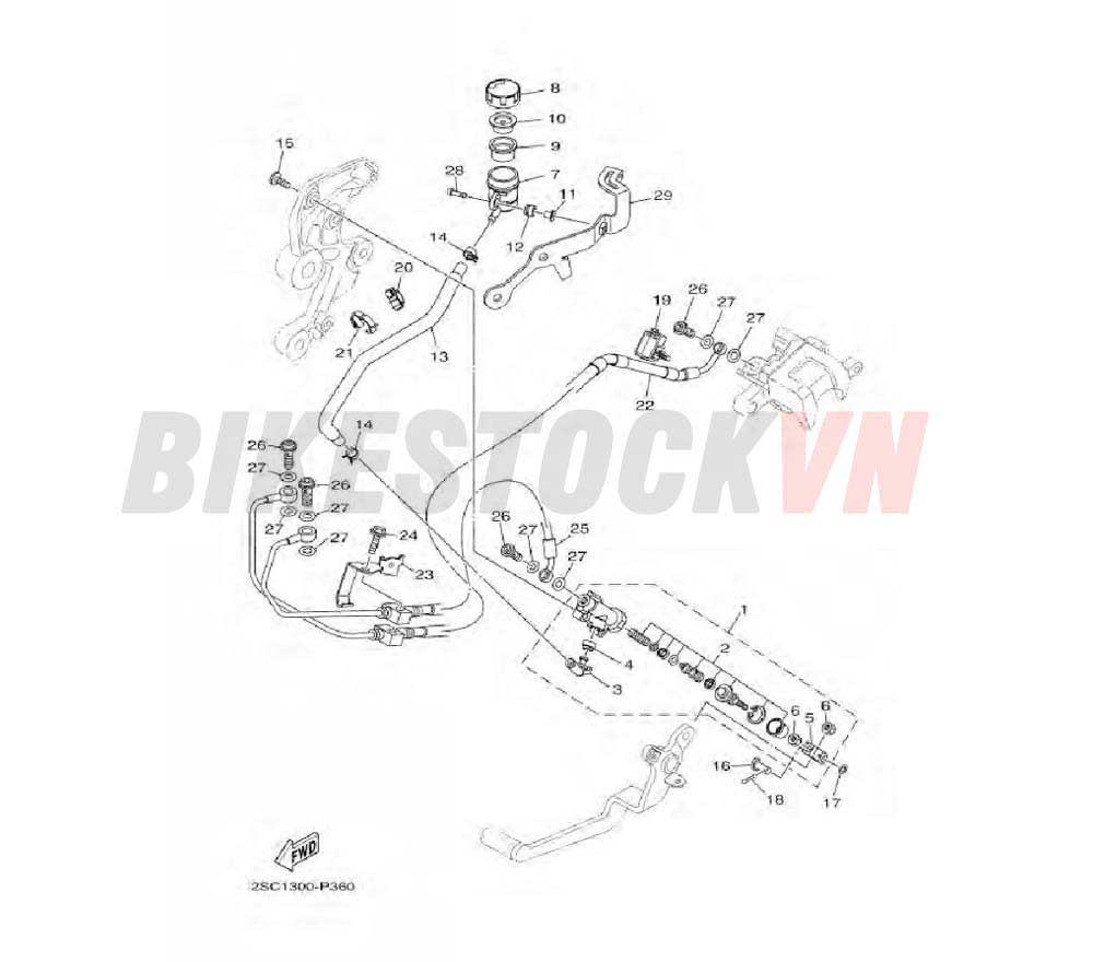 REAR MASTER CYLINDER