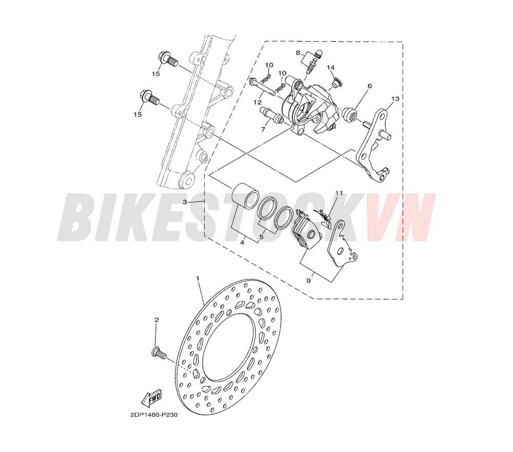 FRONT BRAKE CALIPER