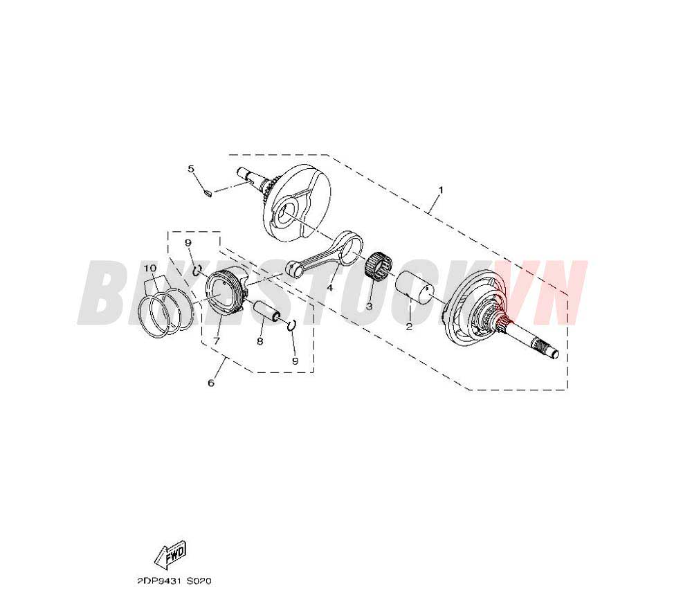 CRANKSHAFT & PISTON