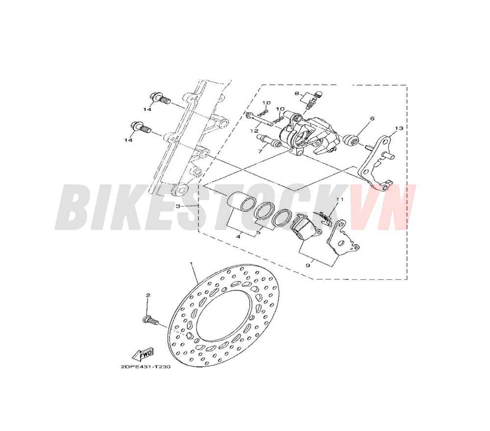 FRONT BRAKE CARIPER