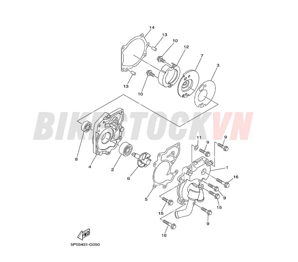 WATER PUMP(5P07/08)