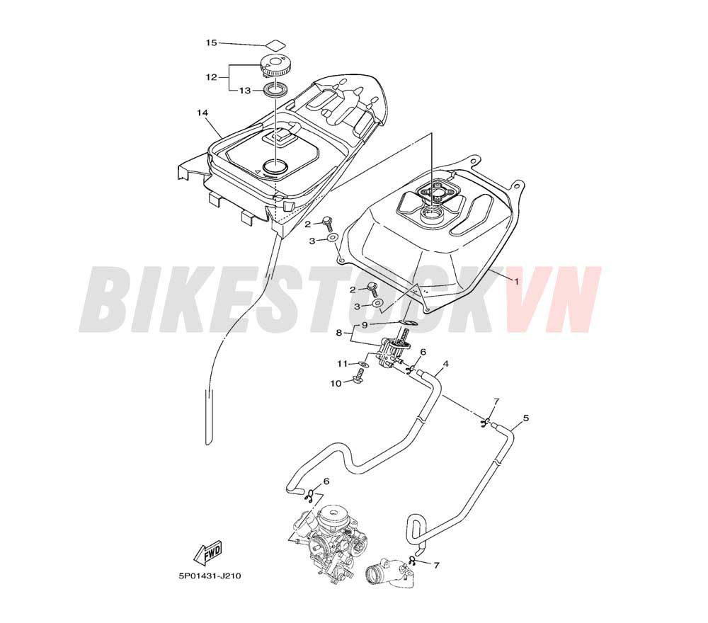 FUEL TANK(5P07/08)