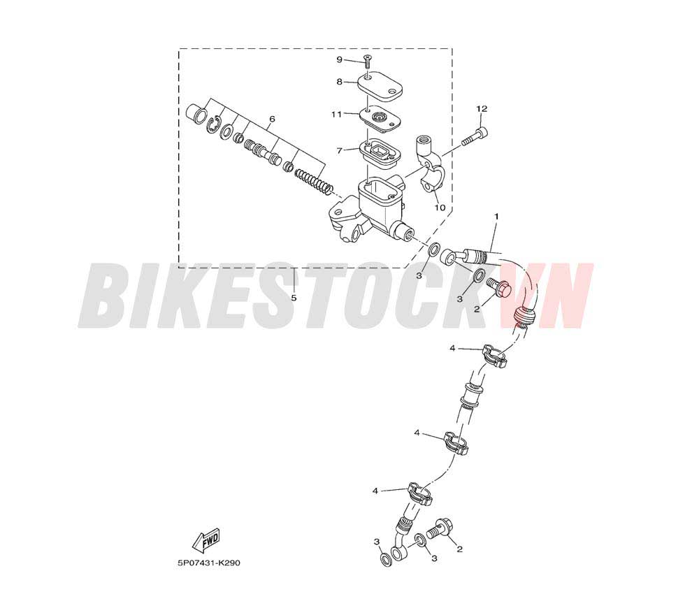 FRONT MASTER CYLINDER(5P07/08)