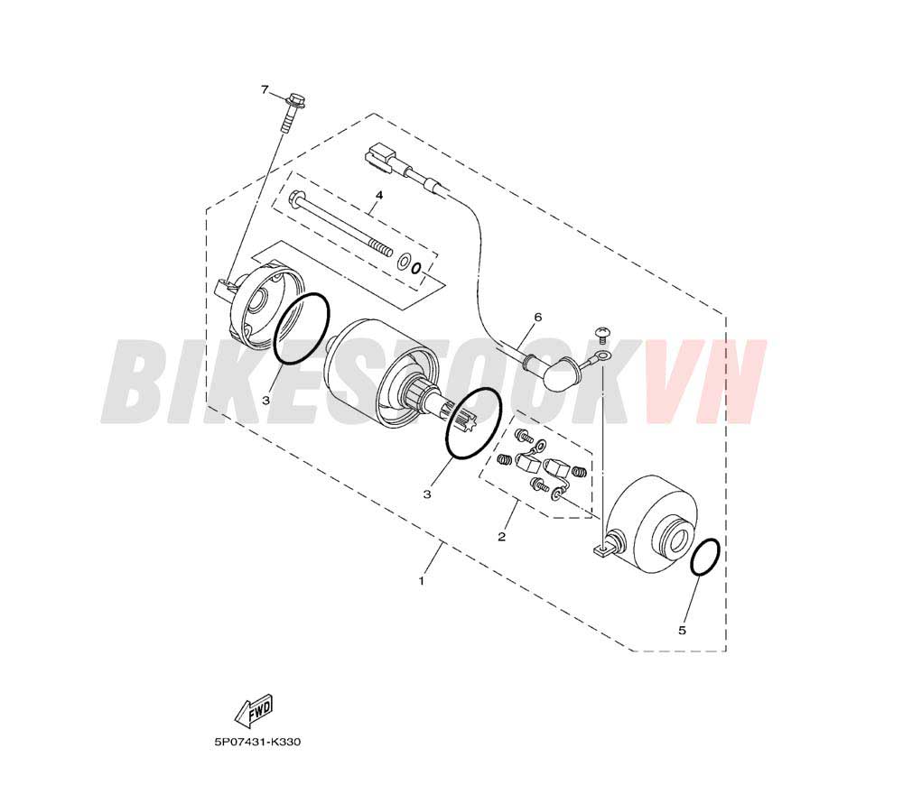 STARTING MOTOR(5P07/08)