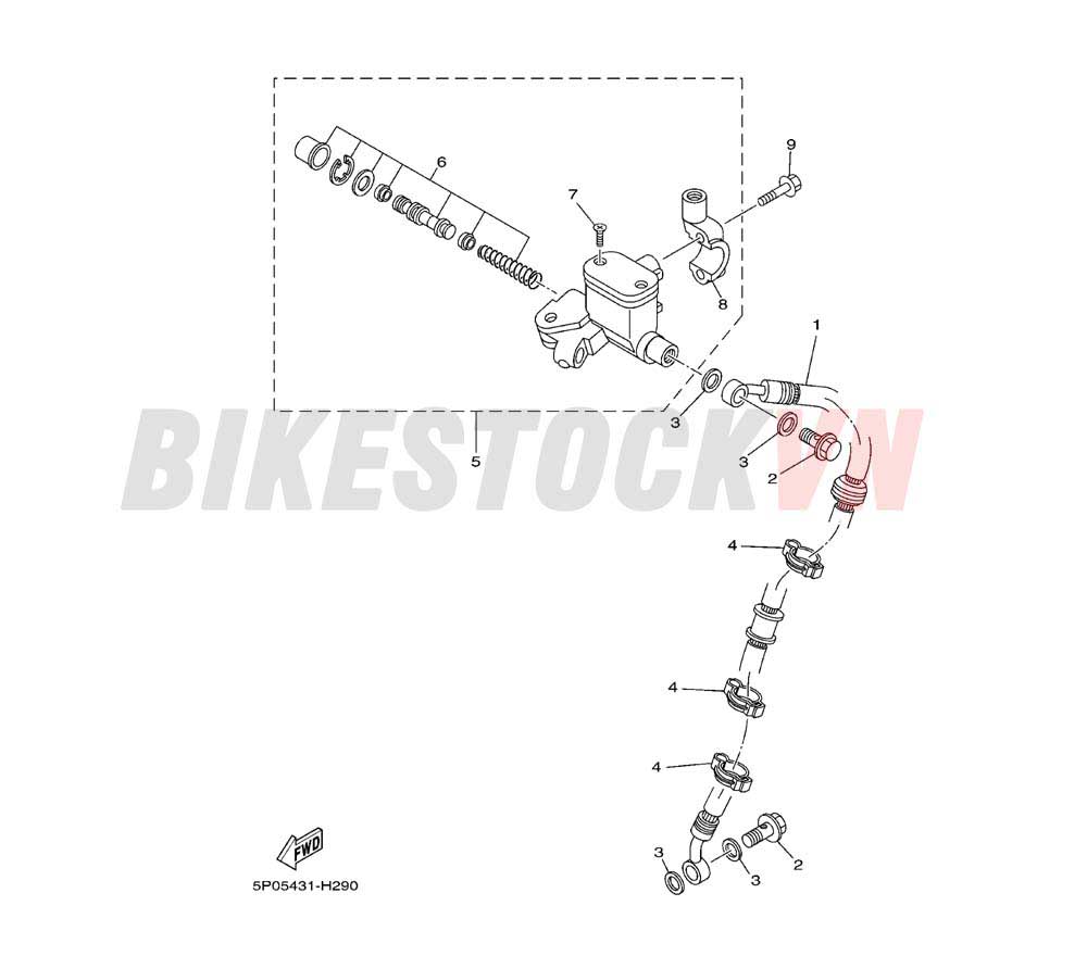 FRONT MASTER CYLINDER(5P05/06)