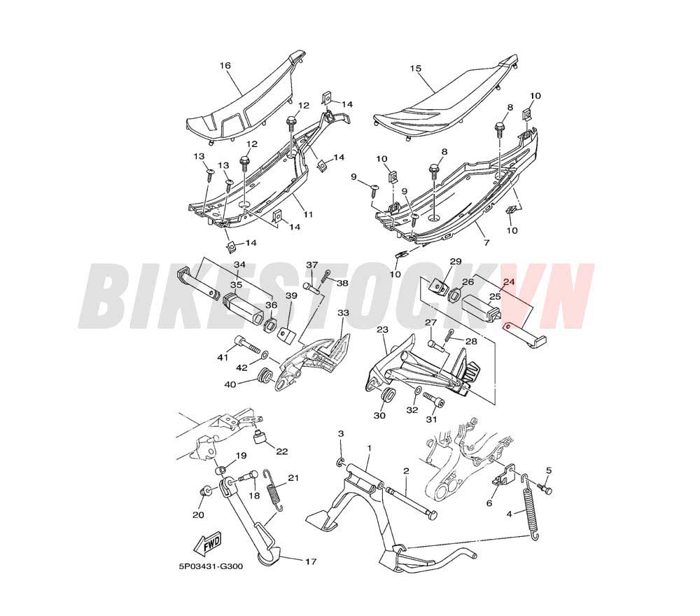 STAND & FOOTREST(5P05/06)