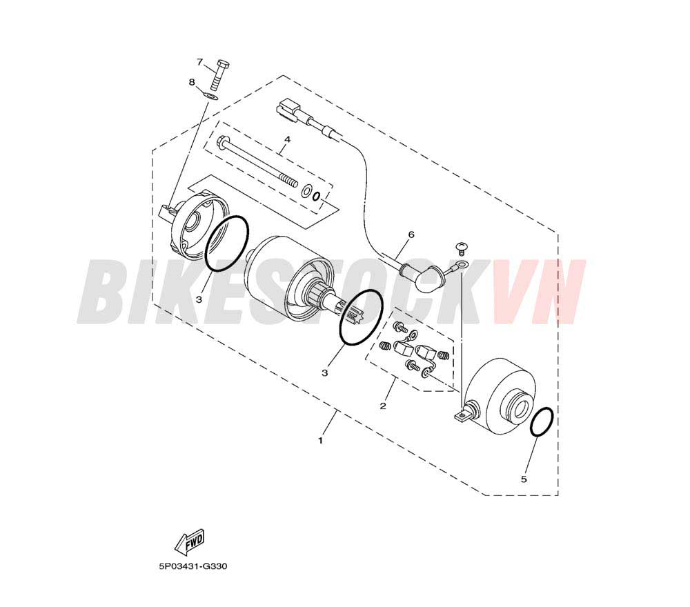 STARTING MOTOR (5P04/05)