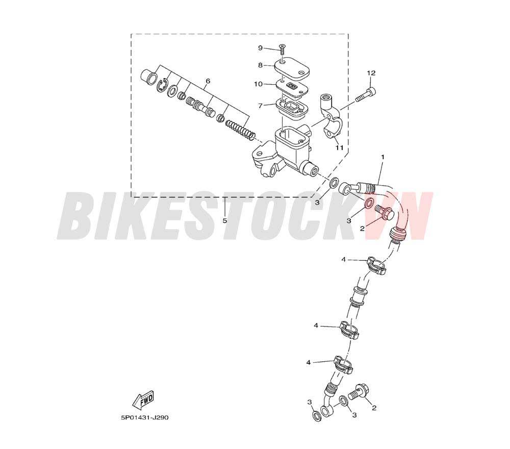 FRONT MASTER CYLINDER (5P01/2)