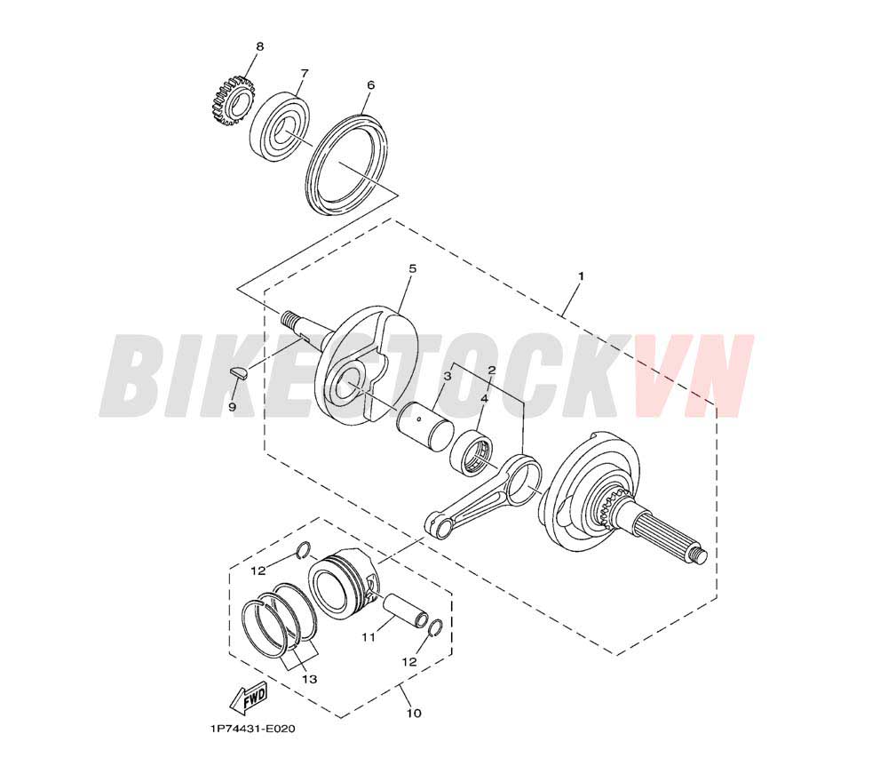 CRANKSHAFT & PISTON