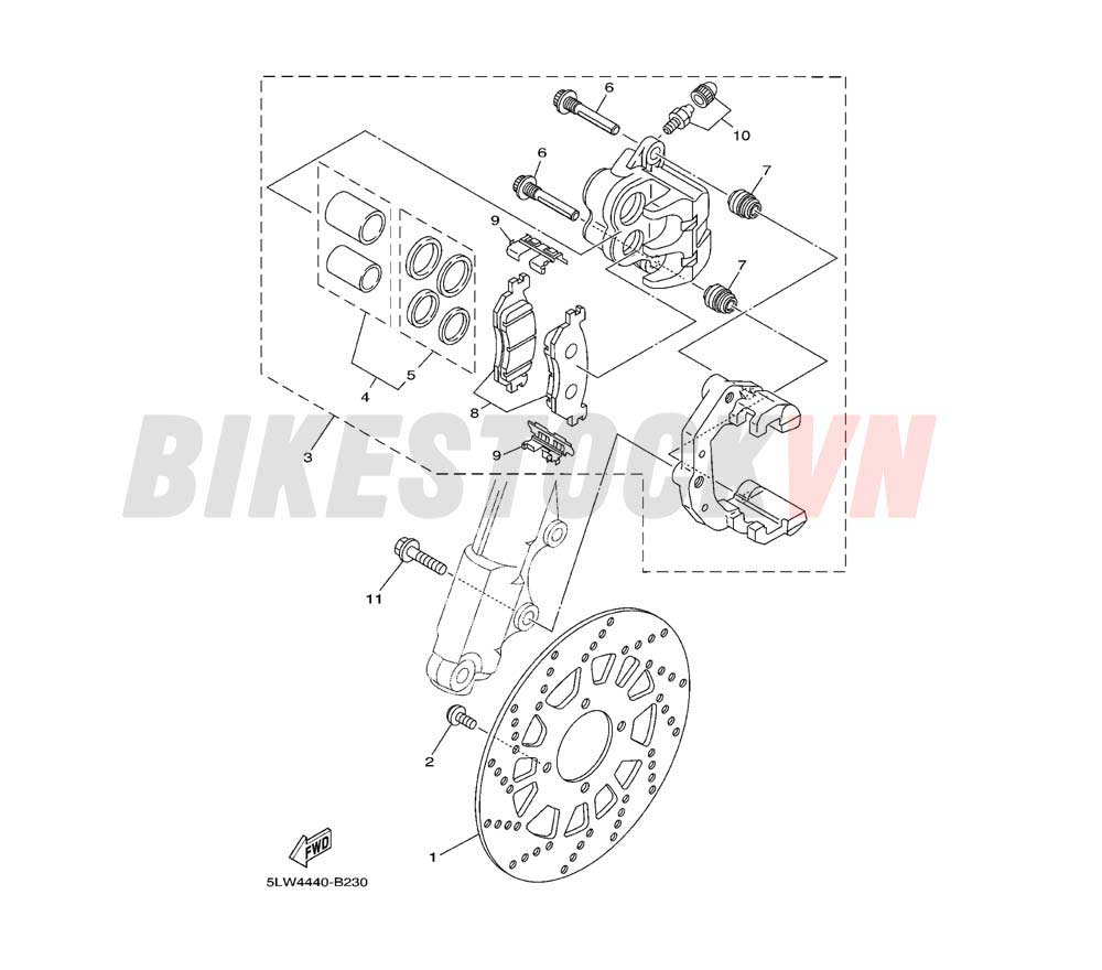 FRONT BRAKE CALIPER