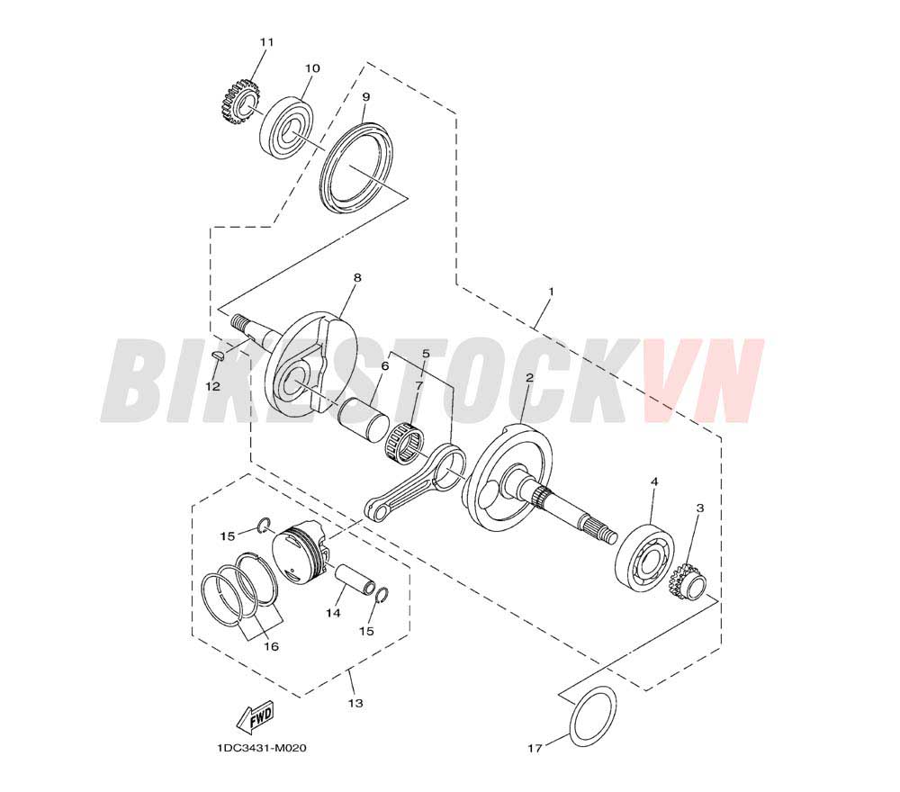 CRANKSHAFT & PISTON