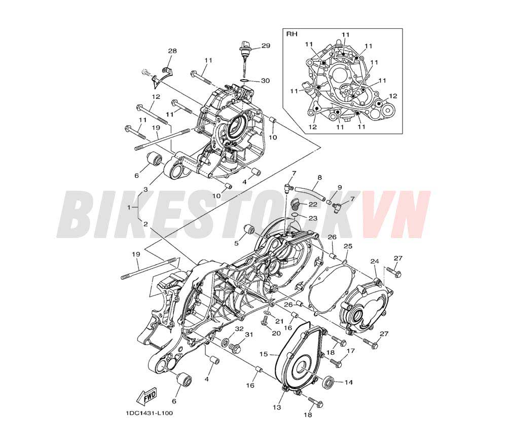 CRANKCASE (1DC1/2)