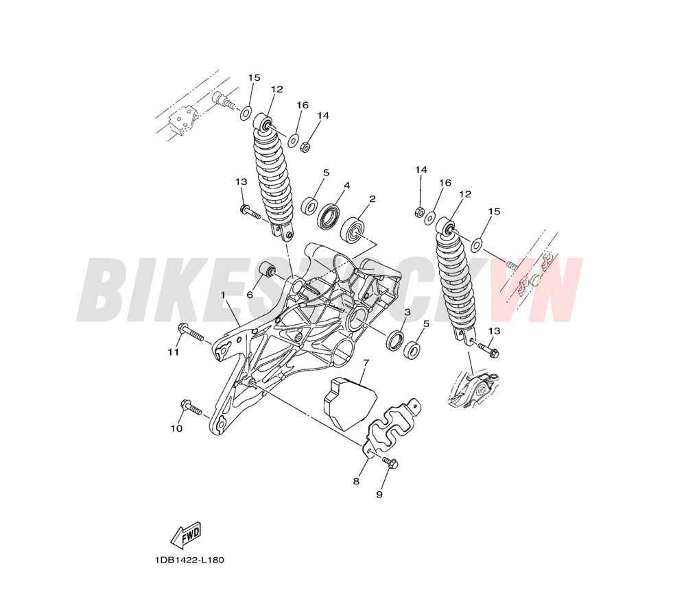 REAR ARM & SUSPENSION (1DC1/2)