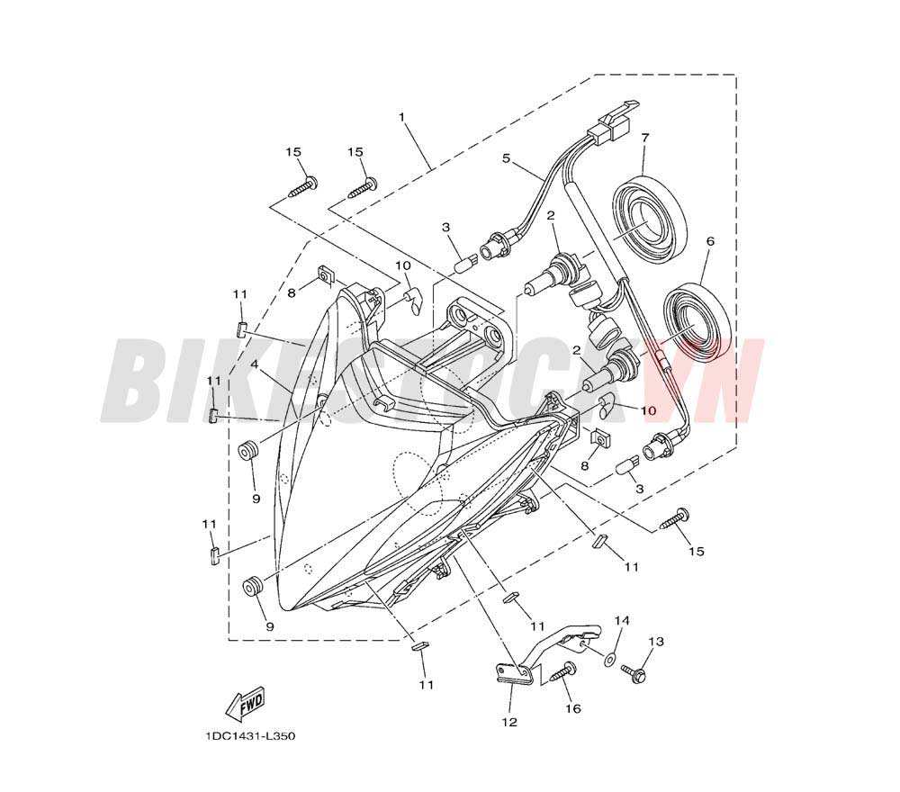 HEADLIGHT (1DC1/2)