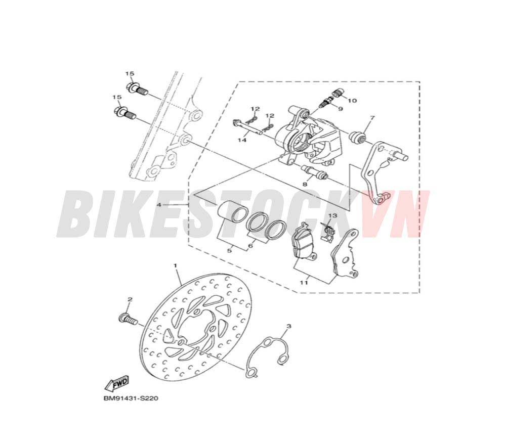 FRONT BRAKE CALIPER