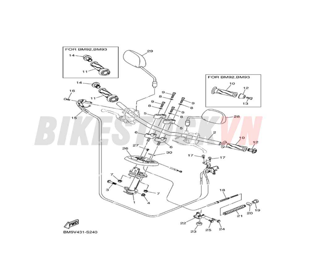 STEERING HANDLE&CABLE