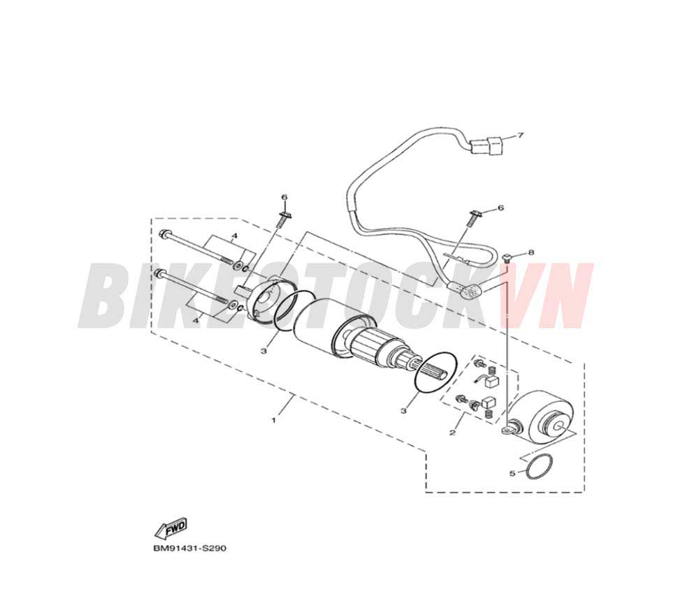 STEERING MOTOR