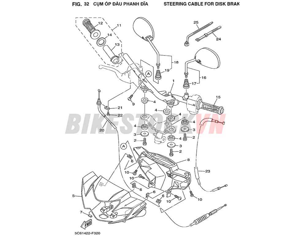 FIG-32_CỤM ỐP ĐẦU PHANH ĐĨA