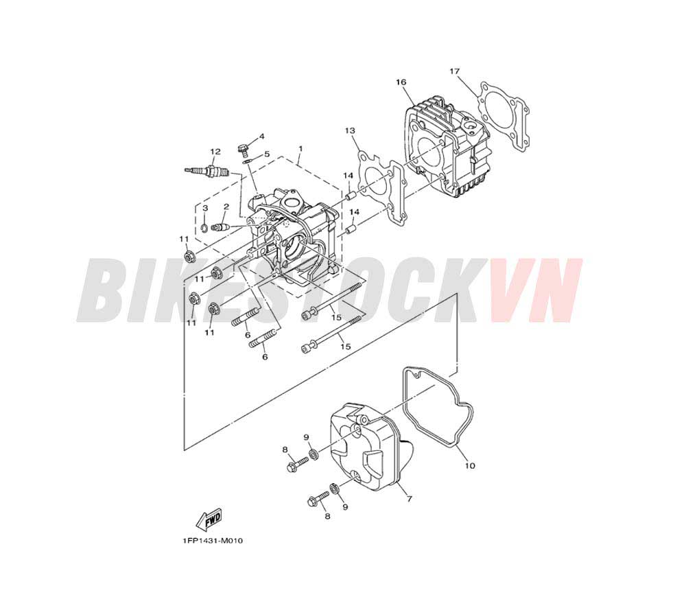 CYLINDER HEAD (1FPA/B/C/D)