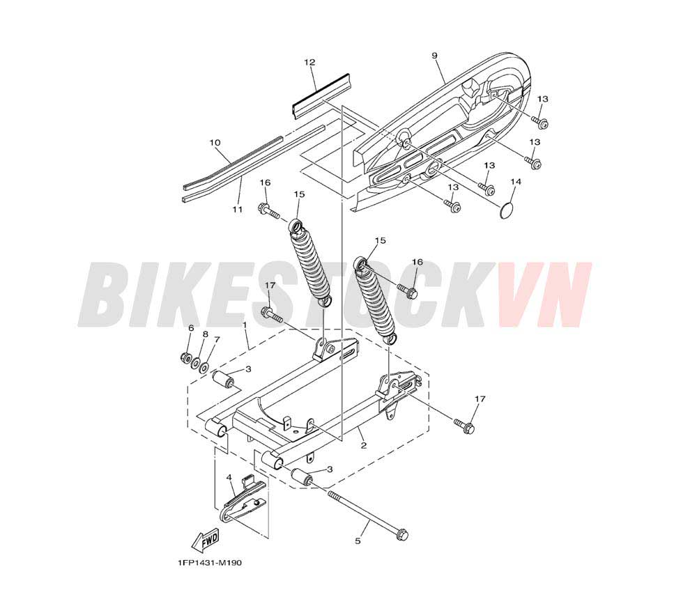 REAR ARM & SUSPENSION (1FPA/B/C/D)