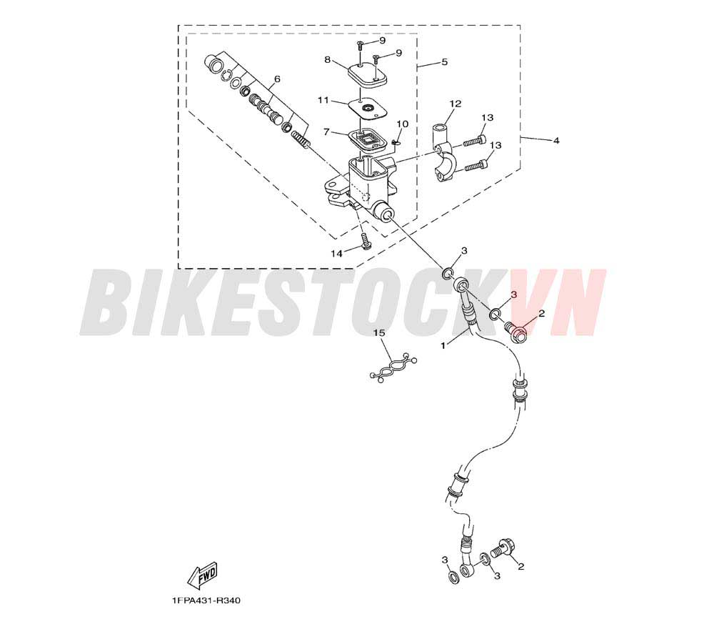 FRONT MASTER CYLINDER (1FPA/B)